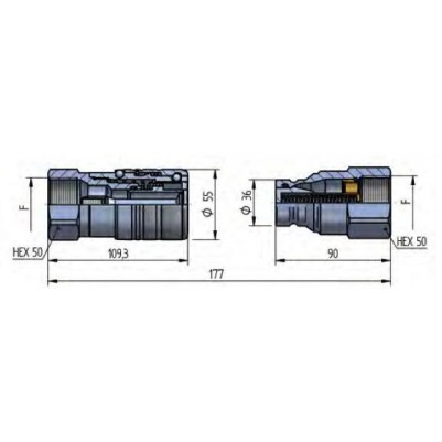 PLT1 DN30 - BG5 - ISO 25