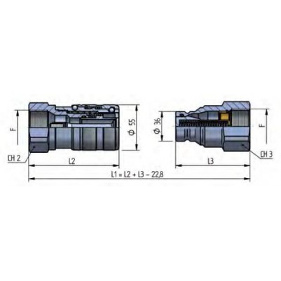PLT4 DN30 - BG5 - ISO 25