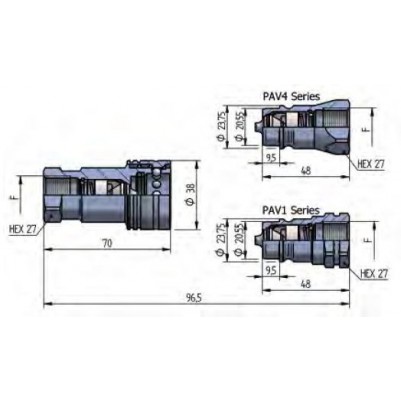 PAV1 DN13 - BG3 - ISO 12,5