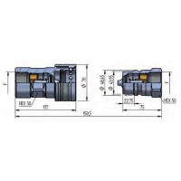 PDV1 DN30 - BG6 - ISO 31,5