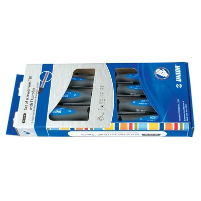 GARNITURA IZVIJAČEV TBI S TX PROFILOM V KARTONU - 621CS7TBI