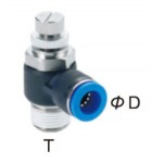 SC KOTNI REGULATOR PRETOKA S COLSKIM KONIČNIM NAVOJEM