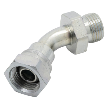 hydraulic-inch-inner-thread-swivel-nut-female-reducer-fixed-male-external-tube-adapter-fitting-45-degree-long-elbow-dko-iso-din-male-zinc-plated-c45mfg