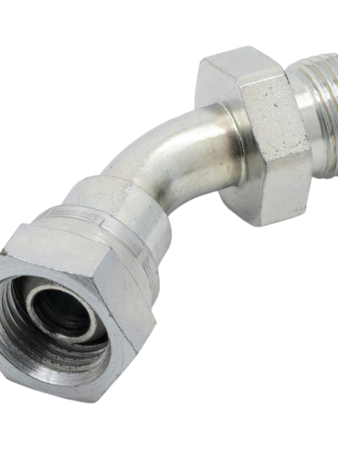 hydraulic-inch-inner-thread-swivel-nut-female-reducer-fixed-male-external-tube-adapter-fitting-45-degree-long-elbow-dko-iso-din-male-zinc-plated-c45mfg