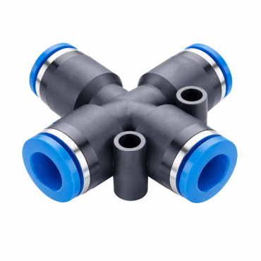 pneumatic-x-fitting-cross-fitting-pressure-metric-quick-coupling-pza