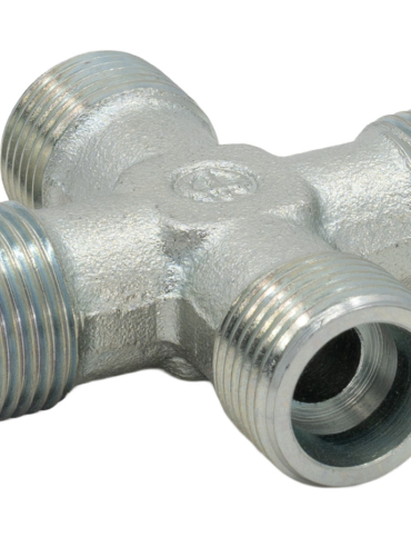 hydraulic-hose-fitting-cross-zinc-plated-steel-inch-unf-iso-din-male-male-xwkl-1